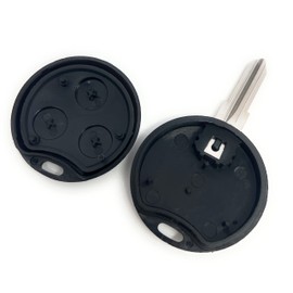 Automobile Locksmith 3 Button Case Shell Blade for Smart Roadster City Coupe Fortwo Fourfour remote key fob