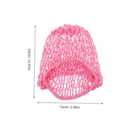 Gatuida 3pcs Crochet Hair Bun Covers Stretchy Mesh Nets for Women Lightweight Hair Wraps for Sleeping Dancing Yoga Active Lifestyles