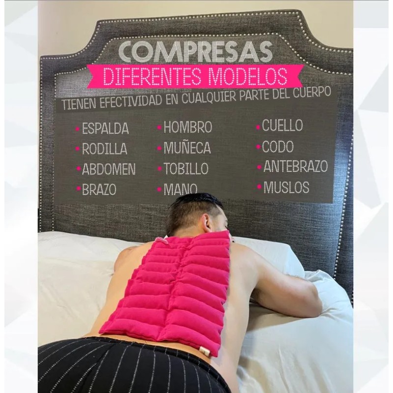 Compresa De Semillas Con Aroma-cojín Terapéutico Mediana