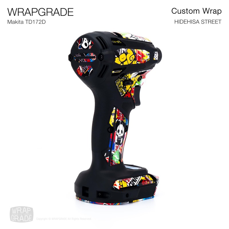WRAPGRADE Custom Wrap for Makita TD172D (Hidehisu Street)