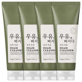 우유에 빠지다 녹차 우유 폼클렌징 220ml 4개 Milk Drench Green Tea Milk Foam Cleansing 220ml 4 Pieces