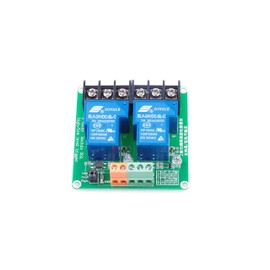 KNACRO 30A 2-Channel Relay Module High Low Level Trigger with Optocoupler Isolation Load DC 30V AC 250V 30A for PLC Automation Equipment Control Industrial Control (2-CH 24V)