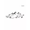 Undisclosed MOUNTAINS WALL DECAL WITH MORE TREES