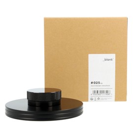 _blank #025bk | Stabiliser for Record Player | Plate Clamp | Black
