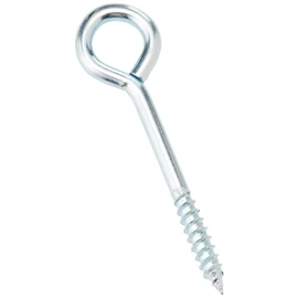 Merriway BH04760 (50 Pcs) Screw-In Vine Eye, 75mm (3 inch) Zinc Plated Steel - Pack of 50 Pieces