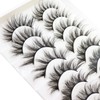 DAODER False Eyelashes Faux Mink Lashes Fluffy Wispy Lashes Natural
