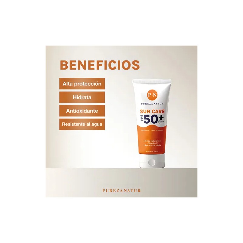 Protector Solar Facial Fps50 Con Acido Hialuronico Para Cara