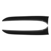 2pcs Rear Window Side Spoiler Canard Wing Glossy Black Replacement
