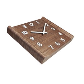 HuseeCly 10.8 inch Wall Clock; Wooden Wall Clock; Wall Hanging Decorations; Decorations; Large Decorative Clock; Quartz Clock; Gifts - Living Rooms or bedrooms, cafes, Offices, Bars, Art.