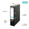 Elba A4 80 mm Board Lever Arch File - Black