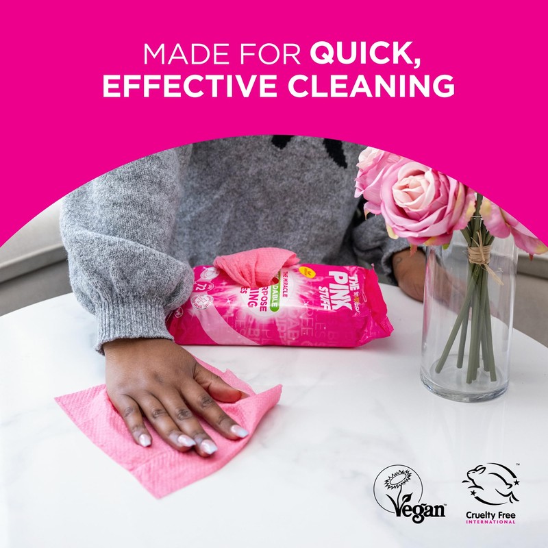Stardrops The Pink Stuff Miracle Multi-Purpose Cleaning Wipes – 216