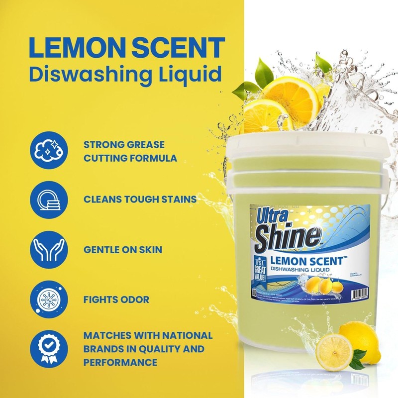 Ultra Shine ™ 5 Gallon 2X Platinum ™ Dish Cleaning
