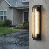 Hyunbae Outdoor Wall Light, 18.9" Large LED Modern Outdoor Wall