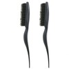 2 Pcs Women's Bristle Brush, Boar Bristle Three-row Pointed Tail