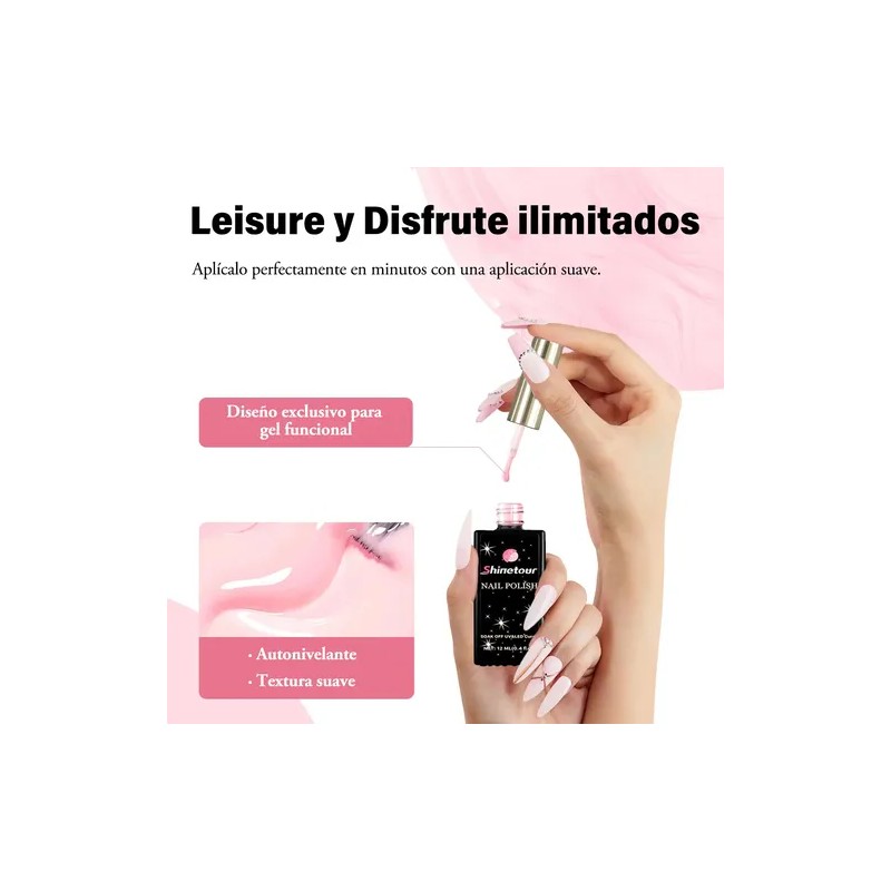 Gel De Uñas Multifuncional Para Base Construccion Extension