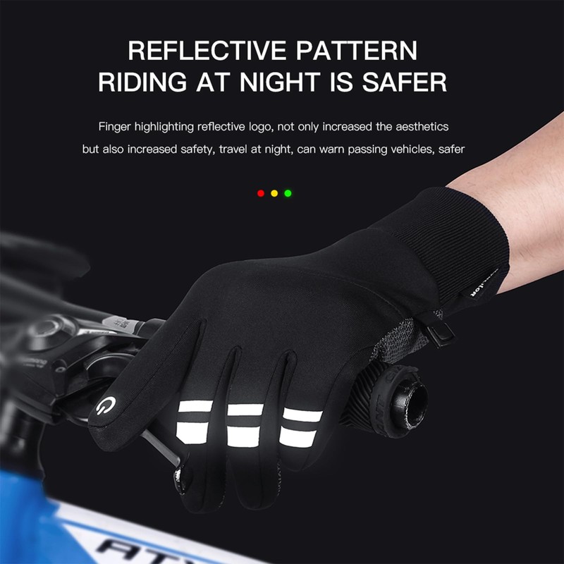 HUAME Winter Gloves Thermal Gloves Men Women - Waterproof &