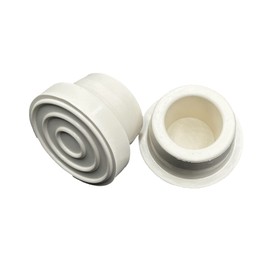 TANILES Fits 1.90” Swimming Pool Ladder Tubing Male Ladder Rubber Bumpers Set of 2 (White)