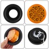 Partswcgg 2.5" Inch Round LED Marker Lights 13 LEDs Reflectors,