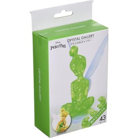 3D Jigsaw Puzzle, 43 Piece Crystal Gallery, Tinker Bell (Peter Pan)