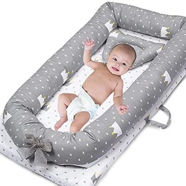 Portable Baby Cushion Pad – Soft Padded Mat with Removable Cover, Lightweight Travel Cushion