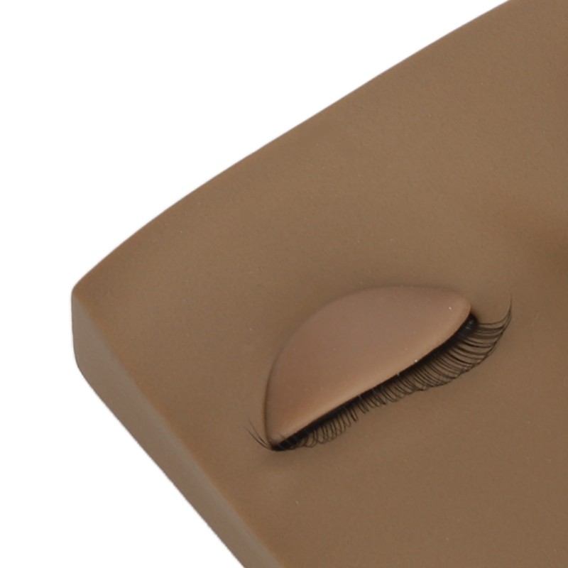 Eyelash Mannequin Practice Lash Makeup Head Practice 3 Pairs Dual