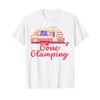 Gone Glamping Nature Camping Trip Campfire Glamper T-Shirt