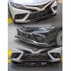 Unbranded Front Lip Splitter Chin Spoiler Gloss Black For Toyota