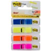 Post-it Highlighting Flags, 35/Dispenser, 4 Dispensers/Pack.47 in Wide, Assorted Bright