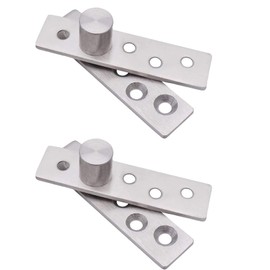 2 Pack Door Pivot Hinge 270°Rotation Hidden Door Hinge Concealing Door Hinge Household Hinge Hidden Bookcase Hinges Door Hinges Stainless Steel Rotation Hidden Door Pivot Hinges Hardware,Large
