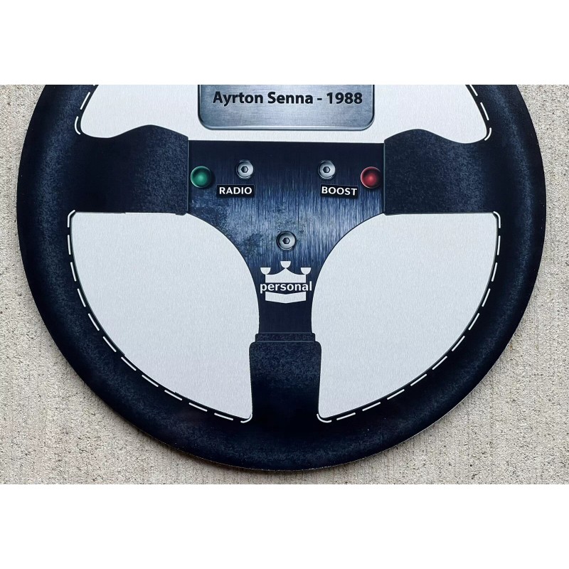 Wow Ayrton Senna 1988 Mp4/4 F1 Steering Wheel racing metal