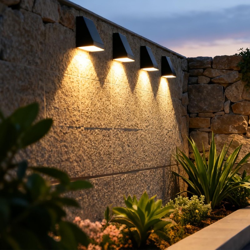 Solar Mailbox Light Downlight Outdoor Waterproof for Address, House Number