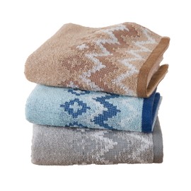 Kosugizen Face Towel, Crystal, 13.4 x 31.5 inches (34 x 80 cm), Set of 3 Colors