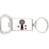 Darts Dartboard Hockey Sport Rectangle Bottle Opener Metal Keyring and