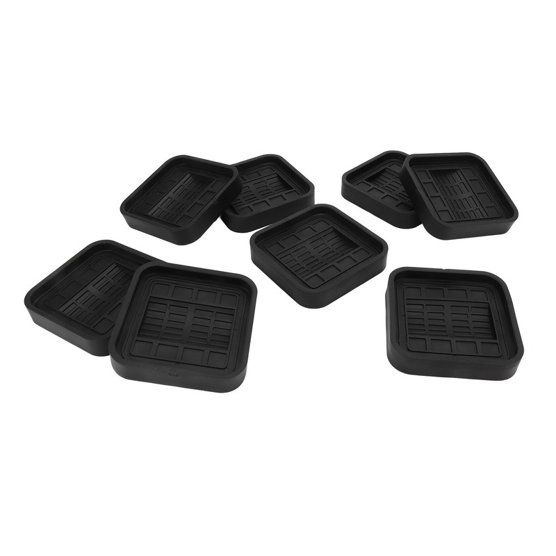 8pcs Wheel Stoppers Rubber Universal Scratch Proof Bed Sofa Caster