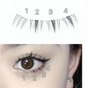 Lower Eyelashes, Partial False Eyelashes, Lower Eyelashes, Natural Eyelash Extensions,