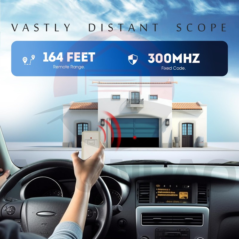 2 for Multi Code Gate Opener Remote, 3060 MCS306010,3089 308911,