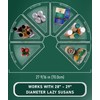 JEISSLIA Lazy Susan Cabinet Organizer Bins for 26"/ 28"/ 32"