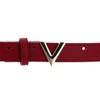 VALENTINO Round Women's Belt W100 Rosso - Can be Shortened,