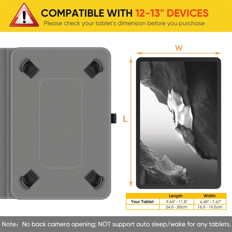 Fintie Universal Tablet Case for TECLAST T65 MAX/DOOGEE Tab E3