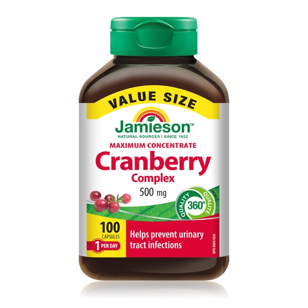 Jamieson Jamieson Cranberry Complex 500 mg Maximum Concentrate - Value