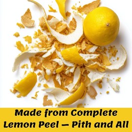 SavorSatch Lemon Peel Granules - 16oz Resealable Pouch | Certified Kosher, GMO-Free, Allergen-Free | Bulk Citrus Zest for Seasoning, Rubs, Marinades, Dressings - 16 Ounce (Pack of 1)
