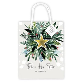 Living Grace Follow His Star to Bethlehem Gift Bag - 12/pk