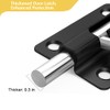 Door Security Slide Latch Lock, 2 Pack Keyless Entry Door