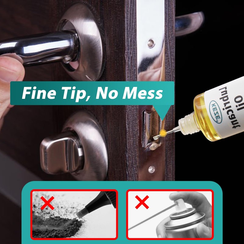Keze Squeaky Door Hinge Lubricant Knife Pivot Oil for Door