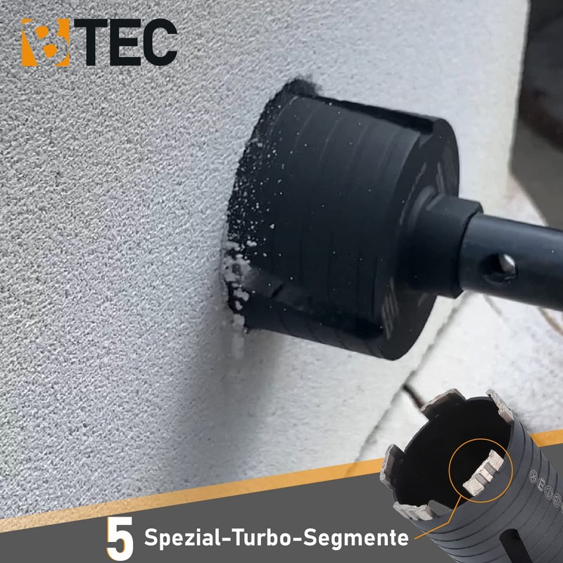 BTEC Diamond Drill Bit 82 mm with M16 Socket +