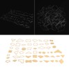 54pcs Acrylic Templates Quilting Sewing Tool Acrylic Stencil DIY Tool