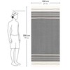 Hammam towel - Beach towel XXL made from 100% recycled