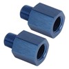 1Pair Pipe Fitting Adapter Blue Perfect Sealing Rustproof 1/8 NPT