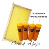 Diardee Cera Abeja Estampada Láminas Cera Abeja Pura 1 Pza./diar