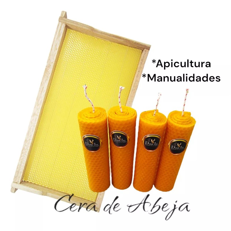 Diardee Cera Abeja Estampada Láminas Cera Abeja Pura 1 Pza./diar